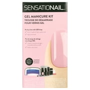 SensatioNail Gel Nail Polish Kit (Pink), Pink Chiffon & Removal Tools