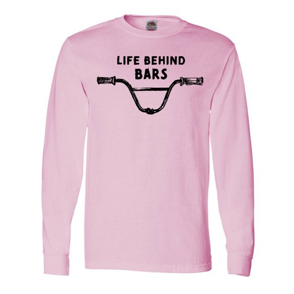 Inktastic Life Behind Bars Bmx Long Sleeve T-Shirt