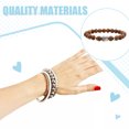 thumbnail image 4 of Sonducket de piedra Natural portátil de 8mm para hombres y mujeres, pulseras decorativas elásticas flexibles, cadena de mano, regalo de Ropa, zapatos y accesorios Miscelánea Tipo 7, 4 of 6