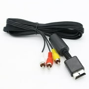 XZNGL Rca Cables Av Audio Video Cable Cord Rca A/V 6Z for Slim Playstation Ps1 Ps2 Ps3