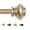 GOLD, variant on PrimeBeau Adjustable Curtain Rod 16-43 Inches, 3/4 Inch Diameter | Heavy Duty Telescoping Window Rod with Brackets and Classic Finials,Gold