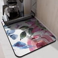 thumbnail image 2 of Microfiber Dish Mat with Watercolor Floral Design - Protective & Absorbent - Large 18x24 Inches, 2 of 7