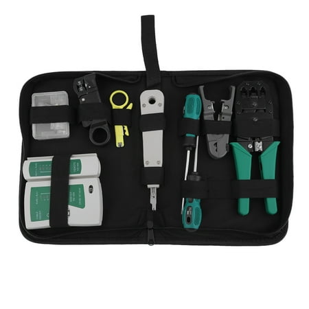 Network Ethernet Maintenance Kit RJ45 Cable Tester Crimping Repair Tool