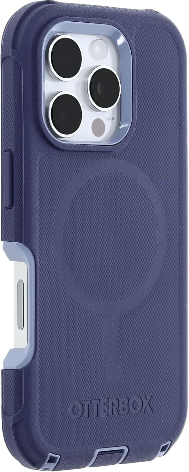 OtterBox iPhone 16 Pro (Only) - Defender Series MagSafe Case - Denver Dusk (Purple) - Case Only - Built-in Magnets - Screenless - Rugged & Durable - with Port Protection - Non-Retail Packaging