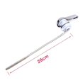 thumbnail image 2 of HLONK New Universal Toilet Tank Flush Lever Chrome Finish Toilet Handle Fits Most, 2 of 7