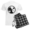 thumbnail image 6 of CafePress - Yin Yang Cat Men's Light Pajamas - Men's Light Loose Fit Cotton Pajama Set, 6 of 7