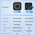 thumbnail image 2 of EMEET Haut-Parleur de Conférence M0 Plus, 4 Micros IA Prise Vocale à 360°, Réduction du Bruit, Haut-Parleur USB‐C, Haut-Parleur de Conférence Bluetooth, 2 of 8