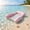 Pink, variant on Inflatable Pool Floating Bed Large Water Sofa,41x43" Sunbed with Headrest Blow Up Lounger for Adults, Summer Beach Swimming Pool Party