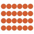 thumbnail image 1 of 3.9" Round Carpet Spot, 24 Pack Floor Spot Sitting Marker Nylon Sign, Orange, 1 of 6