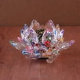 thumbnail image 4 of Advancent Cristal Flor de loto Piedras naturales Feng Shui Esfera Cristales Flores Figuras decorativas Recuerdos Hogar Rojo Type3 NO3, 4 of 6