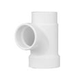 thumbnail image 3 of CHARLOTTE PIPE Schedule 40 DWV 6 Inch Non Pressure PVC Pipe Connector, White, 3 of 7