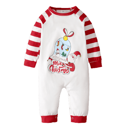 

NZRVAWS Newborn Baby Boys Christmas Romper 9 Months Baby Boys Jumpsuit Onesies 12 Months Baby Boys Bodysuit Santa Print Splice Romper White