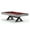 Red, variant on Accreate Premium 7 FT Pool Table with Unique X-Leg Design and Full Accessory Set, Black