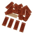 thumbnail image 1 of 20Pcs PU Leather Clothing Label DIY Craft Handmade With Pattern Sew On Shoes 003, 1 of 7