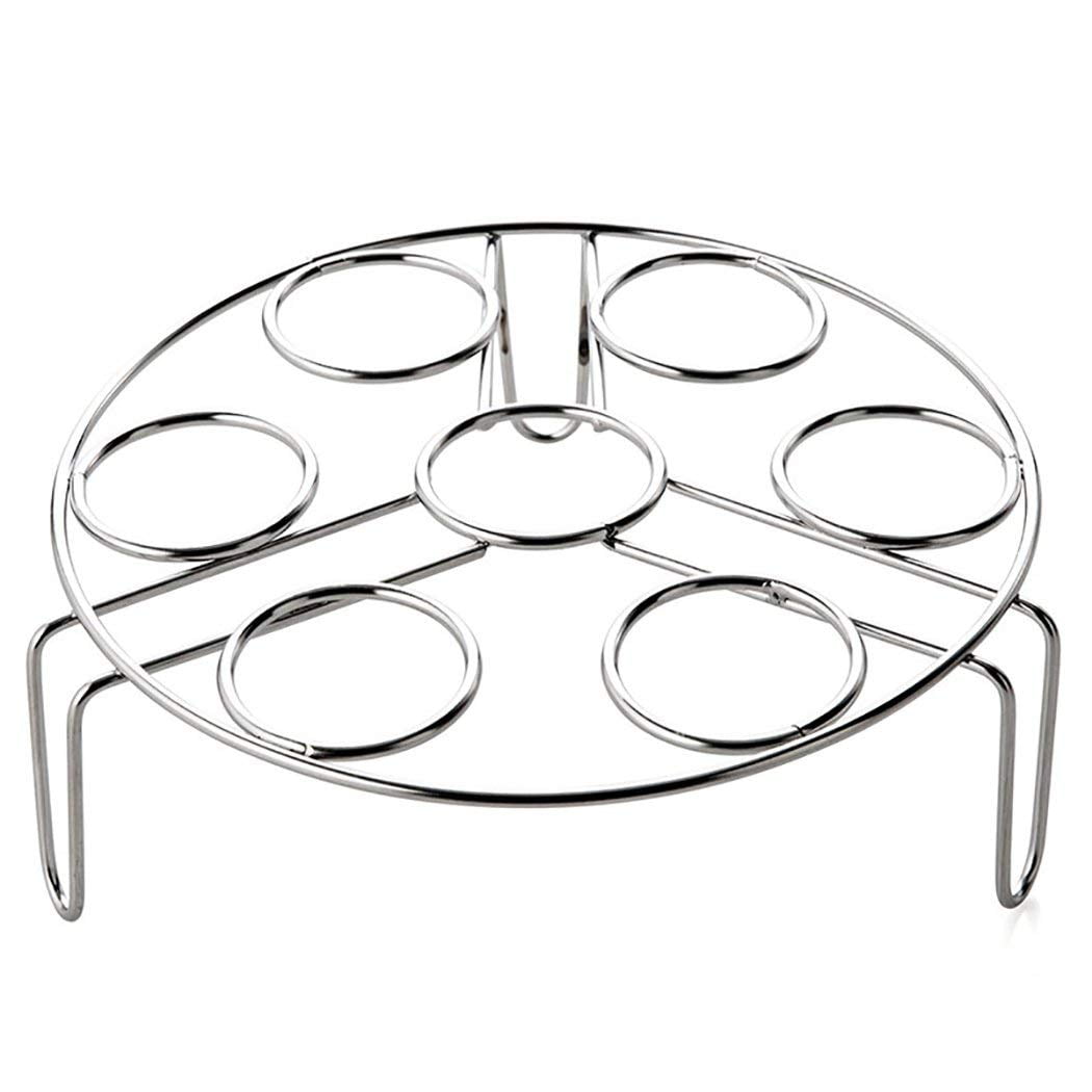 6.8" Egg Steamer Rack for Regular/Instant Pot, Stainless Steel Hard