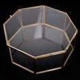 thumbnail image 3 of Terrario Geométrico de Cristal , Contenedor de Plantas Suculentas, Decoración de , Portavelas de Joyería 245x245x10 cm Yotijar Terrario geométrico, 3 of 10