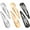 Black, variant on 6 Pcs Large Metal Snap Hair Clips No Slip Hair Barrettes Girls Women Hair Accessories (Gold, Silver, Black)