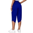 thumbnail image 4 of FASHIONWT Women Elastic Waist Chino Calf-Length Capri Pants, 4 of 4
