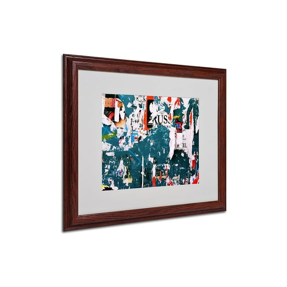 Trademark Fine Art "Yesterday's News" Framed Canvas Art by Beata Czyzowska Young