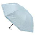thumbnail image 2 of Milaget Mens Womens Compact Umbrella Small Carry Ladies Assorted Colors Fold Pocket , Blue, as described, 2 of 9