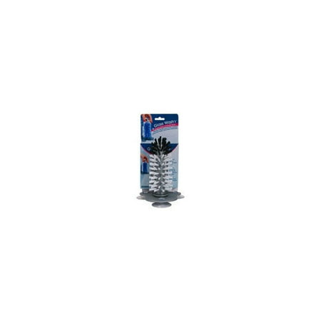 Evriholder Glass Washer with Double Sided Bristle Brush