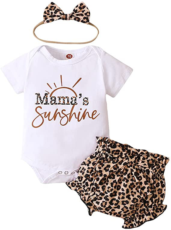 squarex 3pcs Sunny Baby Boy Girl Clothes Set Hoodie Tops+Pants+Headband Outfits