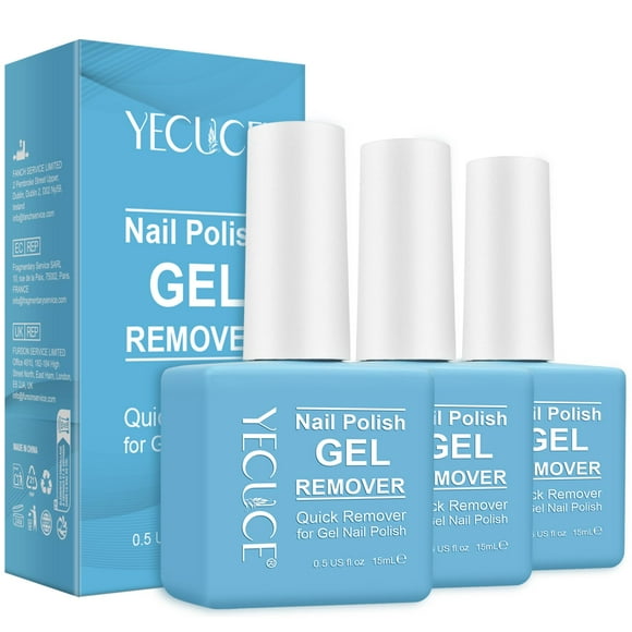 Removedor de esmalte en gel NIFEISHI, 3 unidades, 15 ml, rápido y fácil