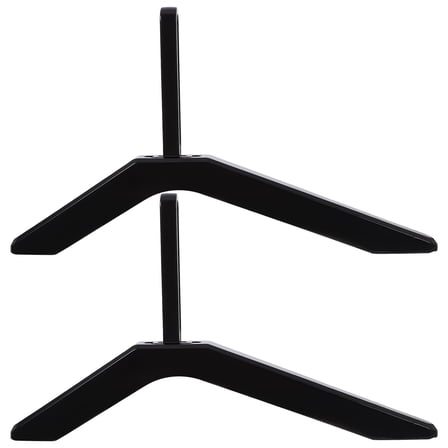 AURARMLET 2Pcs Black Universal TV Mount Stand No Drilling Required Adjustable Space Saving TV Holder