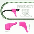thumbnail image 2 of Uxcell Glasses Ear Grip, Eye Glasses Silicone Ear Grippers Holder Anti-Slip Grip Hooks Rose, 2 of 7
