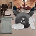 thumbnail image 1 of Empuñaduras para Levantamiento de Pesas, Empuñaduras de Gimnasio, Empuñaduras Ligeras Sin Dedos, Empuñaduras para , Guantes de Entrenamiento Gris, 1 of 8