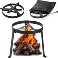 thumbnail image 1 of Outdoor Campfire Tripod for Cooking,Portable Foldable Fire Pit Rack, High Temperature Resistant Outdoor Fire Pit Rack, Heavy Duty Campfire Cooking Equipment, 1 of 7