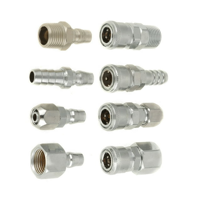 Conector De Compresor De Aire De Rosca Macho De 1/2 ANGGREK Accesorio De Manguera De Aire 8 Piezas