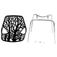 thumbnail image 4 of Gzxs Industrial Vintage Dining Chairs, 4pcs/Set Bird's Nest Style Lounge Chair Dining Chair for Indoor and Outdoor Bistro Kitchen Cafe Chairs (Black), 4 of 10