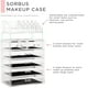 thumbnail image 2 of Sorbus Organizador de maquillaje transparente – Almacenamiento de maquillaje y joyas, estuche y expositor – Diseño espacioso – Gran soporte para tocador, baño, tocador y encimera (4 cajones grandes, 2, 2 of 5