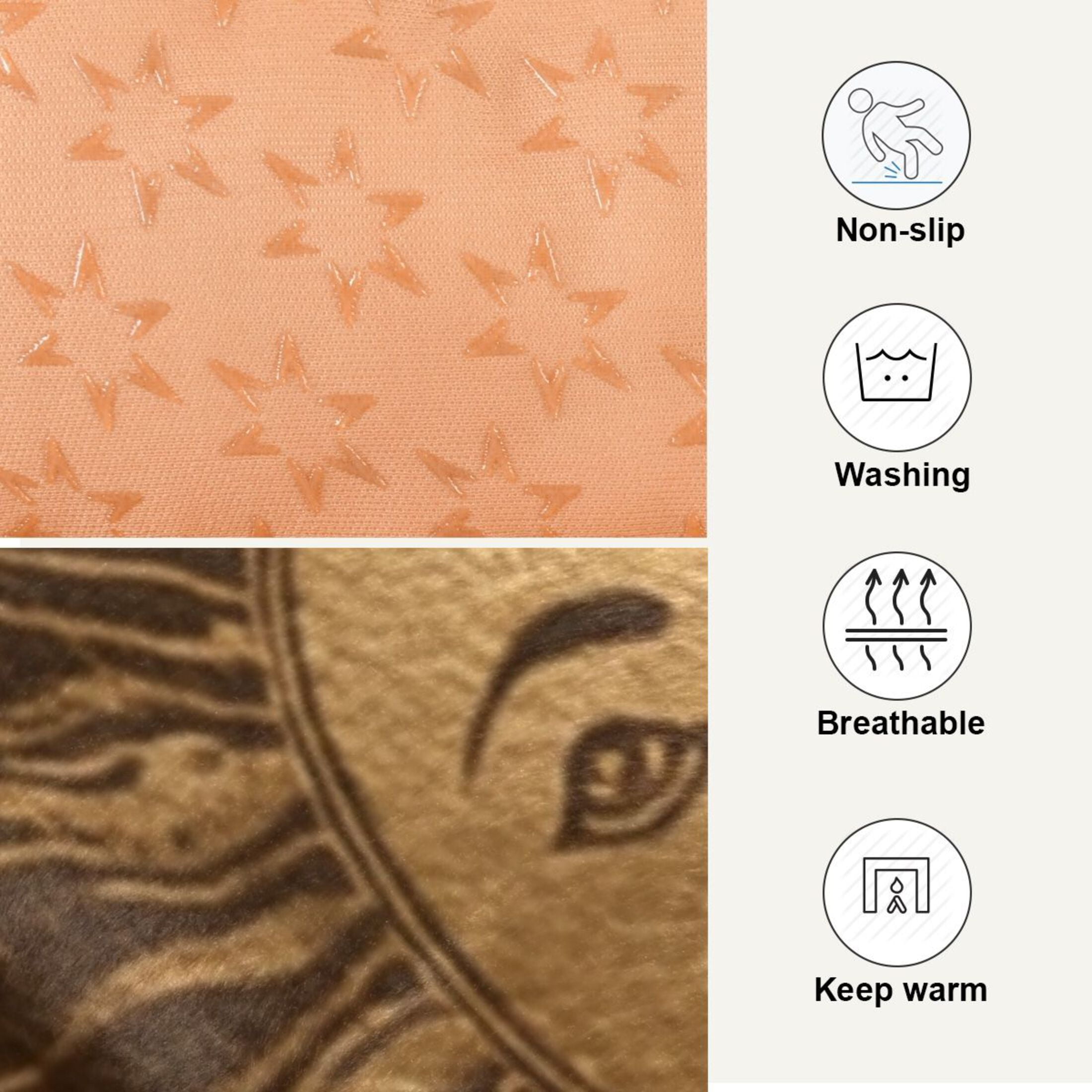 Cozy Mat Pet Bed Indoor Outdoor Warm Soft For Cat Dog Puppy(S/M) Celestial Moti