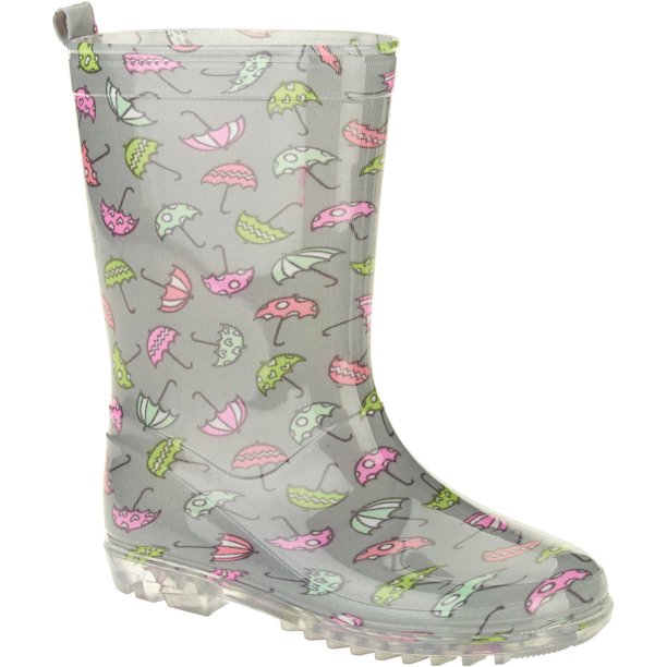 studded jelly rain boots