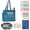 Blue, variant on 25 PCS Bible Study Supplies Kit, Large Capacity Canvas Tote Bag for Women Organizer, Bible Highlighters and Quick Dry Pens No Bleed Through Tabs, Christmas Christian Gifts for Women Mom Friends