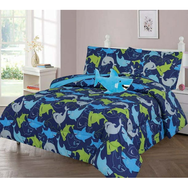 6pc Bed Comforter Kids Toddler Girl, Dinosaur Bedding Twin Girl
