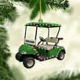 thumbnail image 4 of Personalized Golf Bag Christmas Ornaments Gift for Golf Lover Custom Golf Bag Ornament Ornament for Christmas Tree Hanging Gifts Golf Gifts for Men Dad Golf Cart Ornament (GCO15) - 3292 (Red), 4 of 7