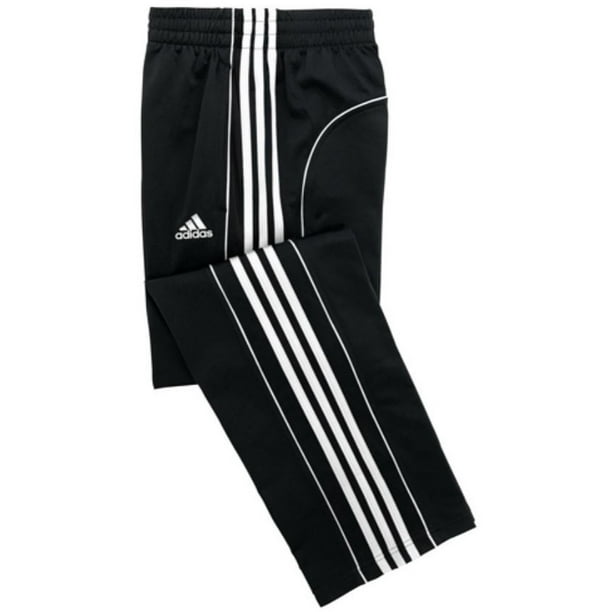 Adidas Boys Fleece-Lined Warm-Up Track Pant (Black/White, L-14/16) - Walmart.com