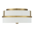 thumbnail image 3 of Trade Winds Lighting 2-Light Ceiling Light In Natural Brass, 3 of 7