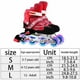 thumbnail image 5 of Zapatos de Patines 2 en 1 Wosthever rodillo ajustable Unisex M rojo, 5 of 6