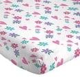 thumbnail image 4 of Sunny Side Up Rainbow Unicorns 4 Piece Full Size Sheet Set, 4 of 5