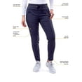 thumbnail image 3 of Adar Pro Scrubs For Women - Ultimate Yoga Jogger Scrub Pants - P7104, 3 of 6