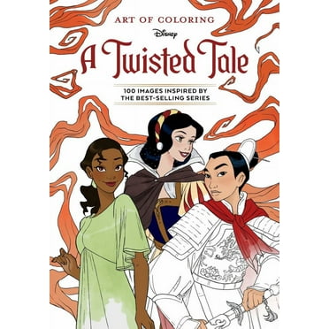 DISNEY BOOK GROUP: Art of Coloring: a Twisted Tale, 128 pages (Paperback)