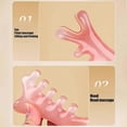 thumbnail image 4 of Peine masajeador del cuero cabelludo y raspador de cabeza para el crecimiento del cabello, lifting facial y relajación., 4 of 5