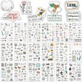thumbnail image 2 of Transemion 5pack/lot Wedding Stickers Kits With Unique Designs For Scrapbooking 1Set, 2 of 6