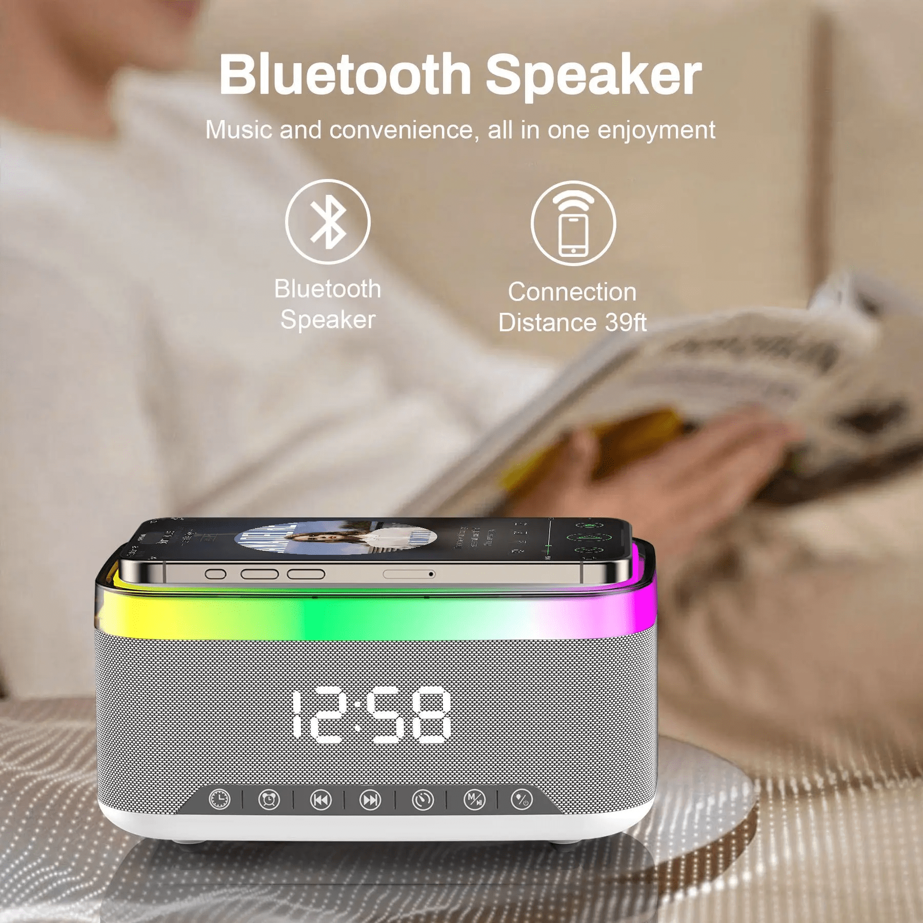 Magnetic Wireless Charger,15W Fast Charging Desk Phone Charging Station for iPhone 17 16 15 13 12 Pro Max Multiple Phone Devices Wireless Mobile Chargers for Home,Office,Outside Using