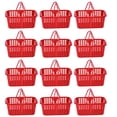 thumbnail image 1 of MasteelfCA 20Pcs Plastic Fruit Baskets Double Handles Storage Baskets Household Baskets Red, 1 of 8