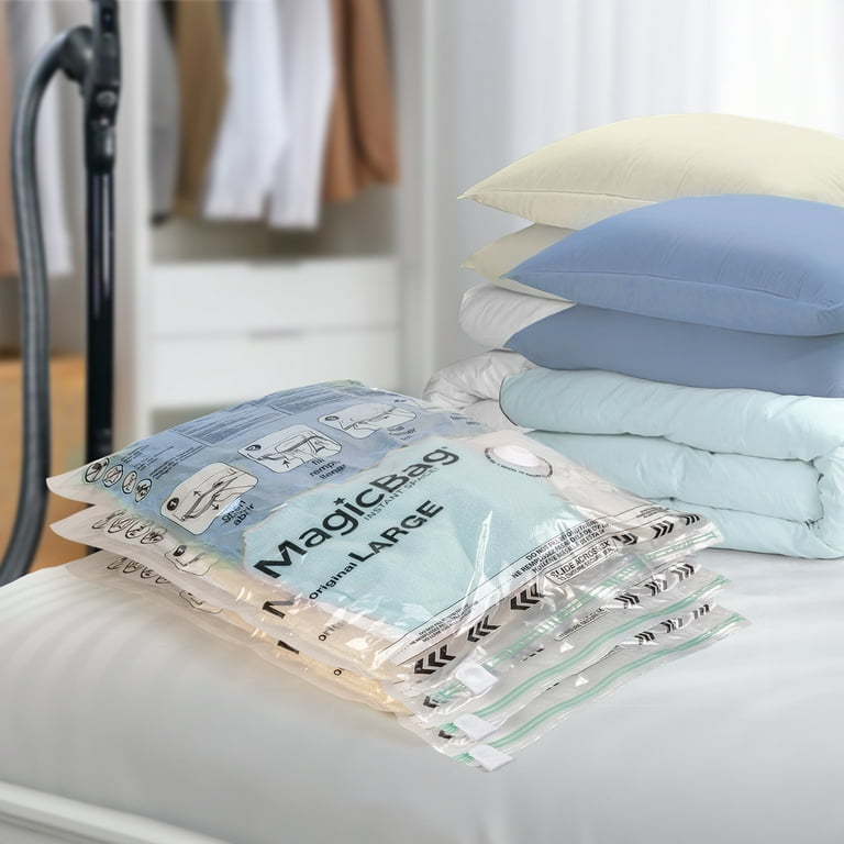 MagicBag Large Heavy Duty Vacuum Storage Bags, 3 Pack photo 7